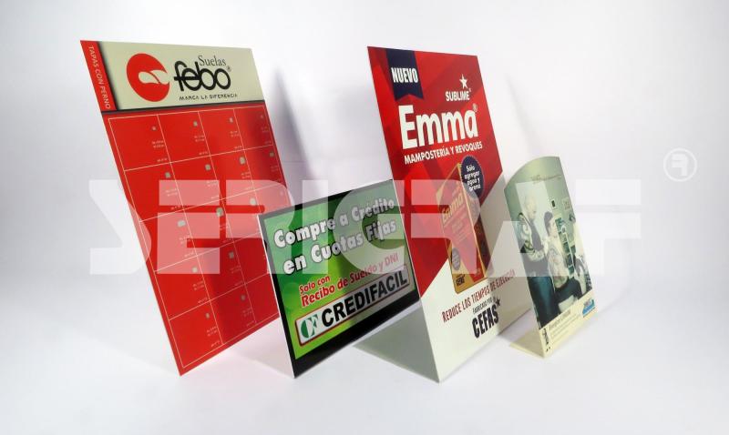 Impresión en Serigrafía de Displays Publicitarios, Gráficas Promocionales de tu Negocio o Comercio